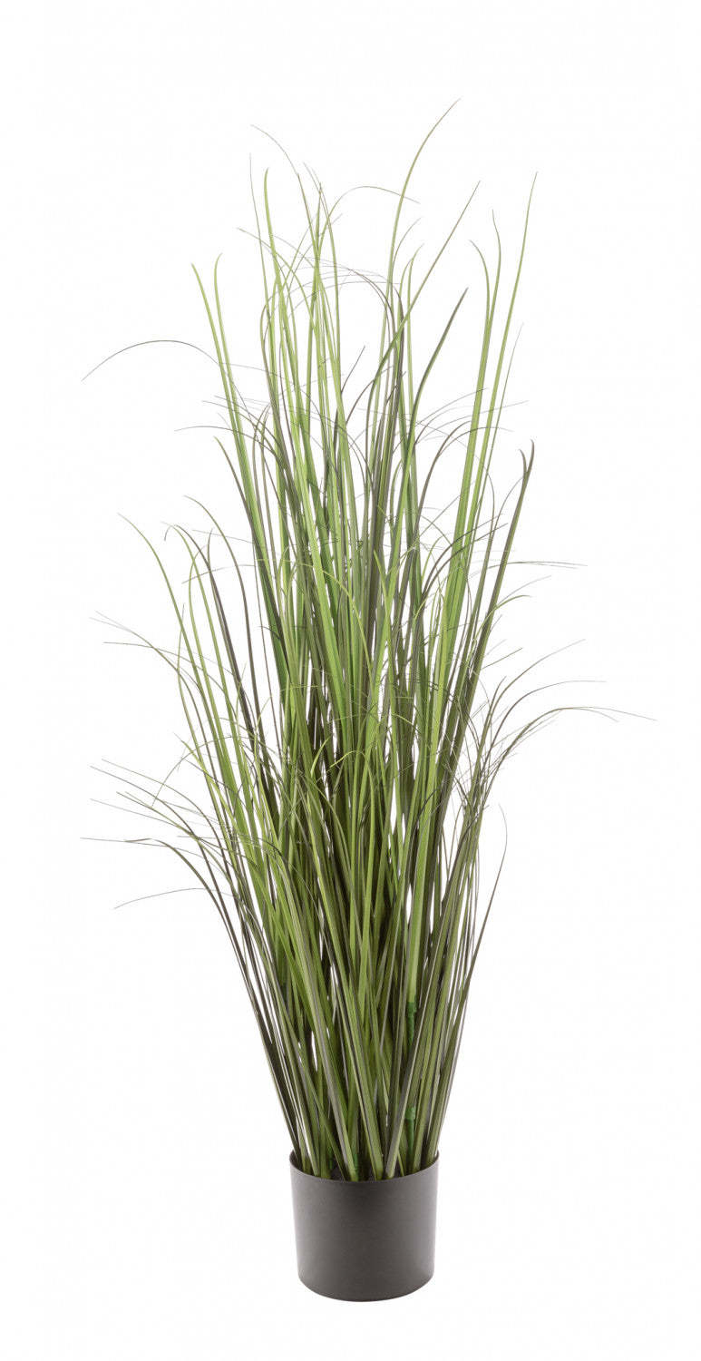 Gazon artificiel 47 intérieur et extérieur en pot noir | Herbe artificielle de 47 po pour l'intérieur et l'extérieur en pot noir | D10HUZSQ