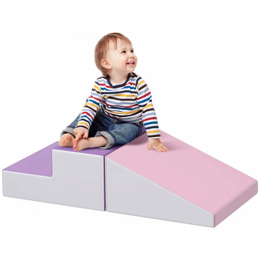 Soozier Ensemble De Jeu Doux 2 Pièces Pour Activités D'escalade Et D'exploration, Blocs De Mousse Sécurisés Pour Enfants