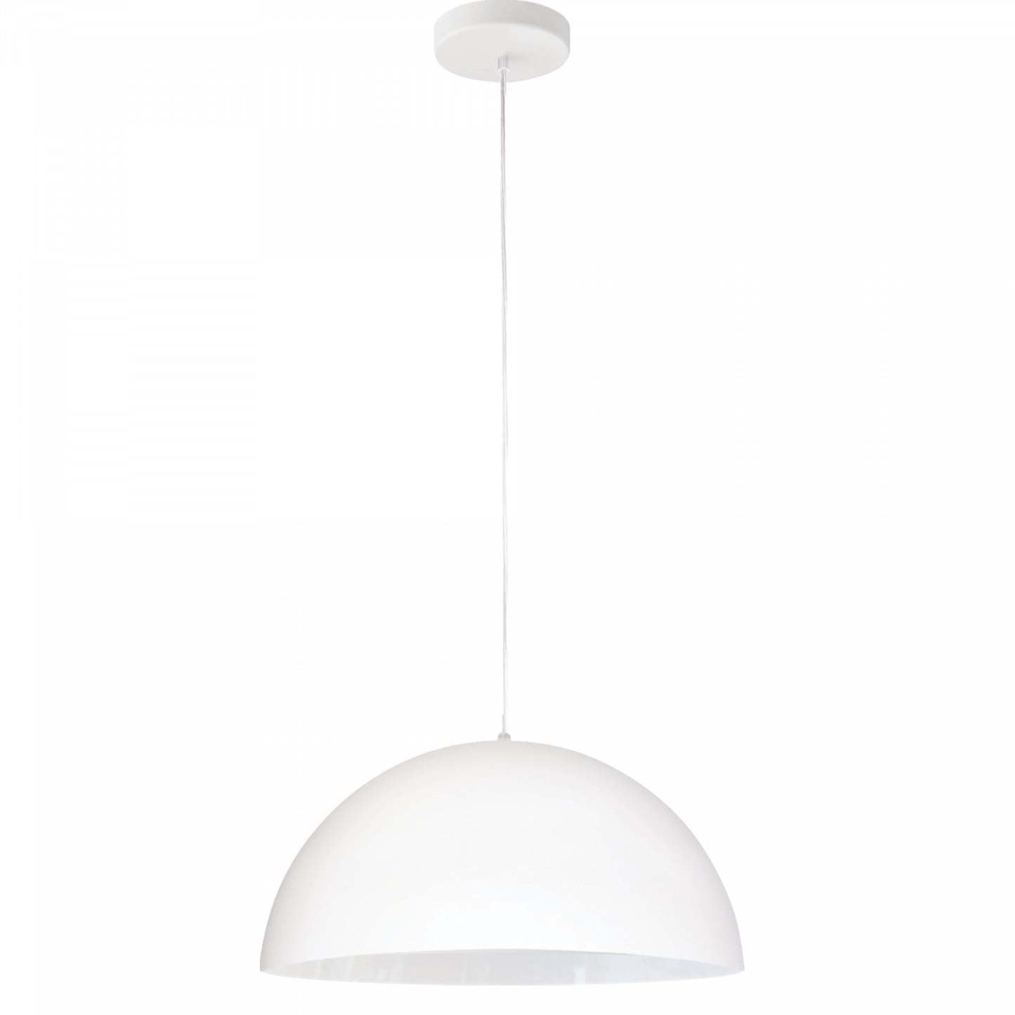 Dainolite Ofelia 1 Light Pendant Small Matte White Lamp|Petit luminaire suspendu Ofelia de Dainolite avec fini blanc mat et 1 ampoule