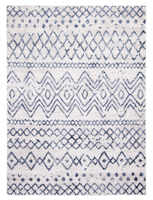 Tapis Dita Marine - 5'3 X 7'3 |Tapis Dita bleu marine - 5 pi 3 po x 7 pi 3 po