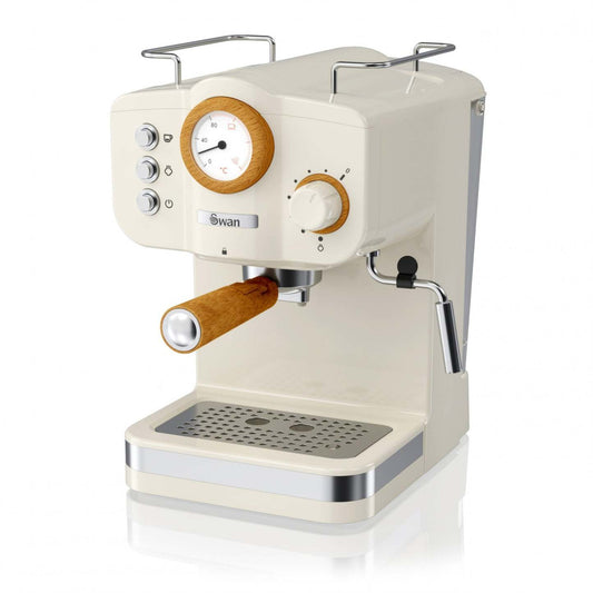 Salton Swan Nordic Pump Espresso Machine - SK22111WHTN|Machine à expresso à pompe nordique Swan - SK22111WHTN