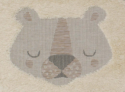 Kids Textured Lion Area Rug - 5'3 x 7'7|Carpette à motif lion texturé pour enfants - 5 pi 3 po x 7 pi 7 po