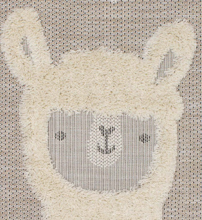 Kids Llama Area Rug - 5'3 x 7'7|Carpette à motif lama pour enfants - 5 pi 3 po x 7 pi 7 po
