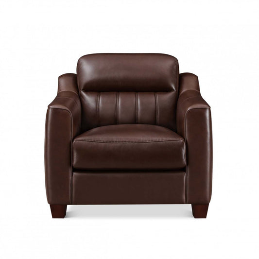 Hydeline Uptown Fauteuil en cuir – Brun