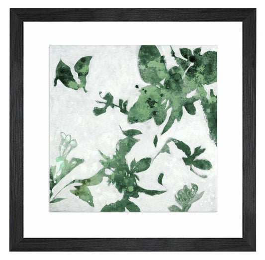 Œuvre d’art murale encadrée noire « High Flying I » 30 x 30