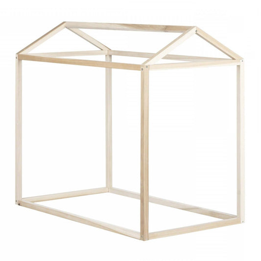 Lit maison pour tout-petits Sweedi - Bois naturel | Sweedi Maison lit pour enfant Bambin - Bois naturel | D83G7S9V
