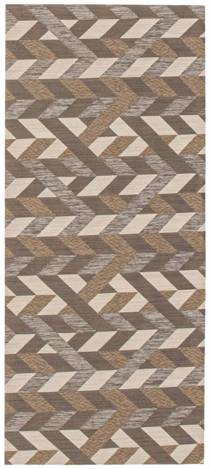 Bellezza Brun Foncé 2'2 x 5'0 Tapis d'Area - S de 2|Carpette Bellezza brun foncé 2 pi 2 po x 5 pi 0 po - Ensemble de 2|D2135VS2