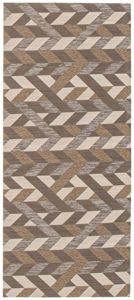 Bellezza Brun Foncé 2'2 x 5'0 Tapis d'Area - S de 2|Carpette Bellezza brun foncé 2 pi 2 po x 5 pi 0 po - Ensemble de 2|D2135VS2