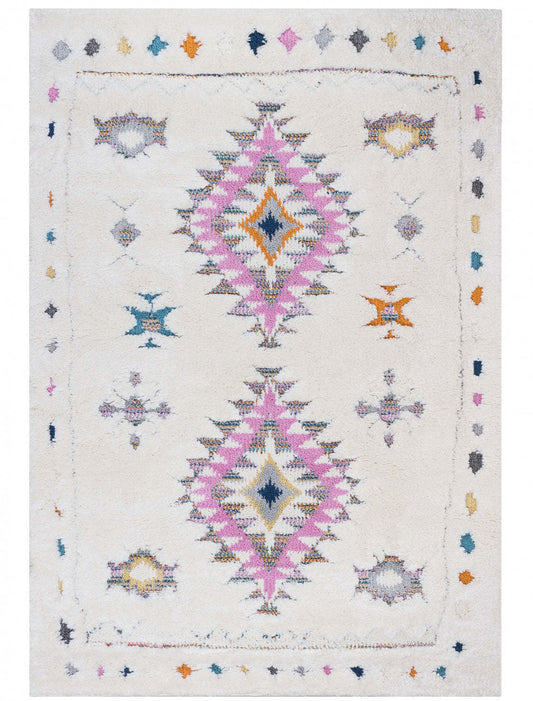 Lola Diamond 4x6 Area Rug|Carpette Lola à motifs de diamants 4 x 6|D80G10LB