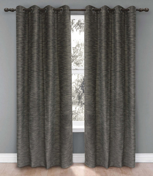 Columbia 54 po x 95 po Rideau à oeillets (ensemble de 2) - noir|D2CIO1N3