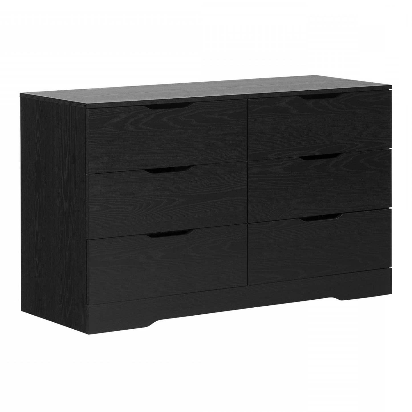 Holland 6-Drawer Dresser - Chêne Noir|Commode Holland à 6 tiroirs - chêne noir