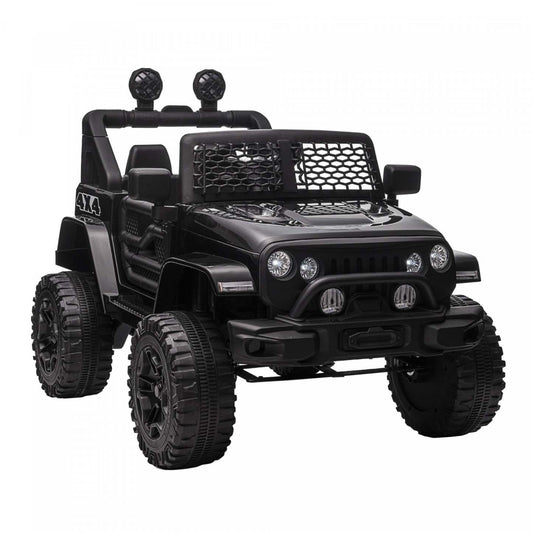 Aosom Camion Tout Terrain 12v Pour Enfants SUV Électrique Alimenté Par Batterie Avec Télécommande, Voiture Électrique À Piles Avec Suspension