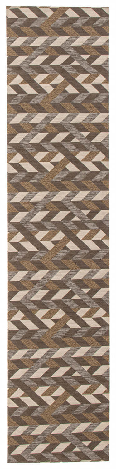 Tapis Bellezza brun foncé 2'2 x 30'0|Carpette Bellezza brun foncé 2 pi 2 po x 30 pi 0 po|D2135UOP