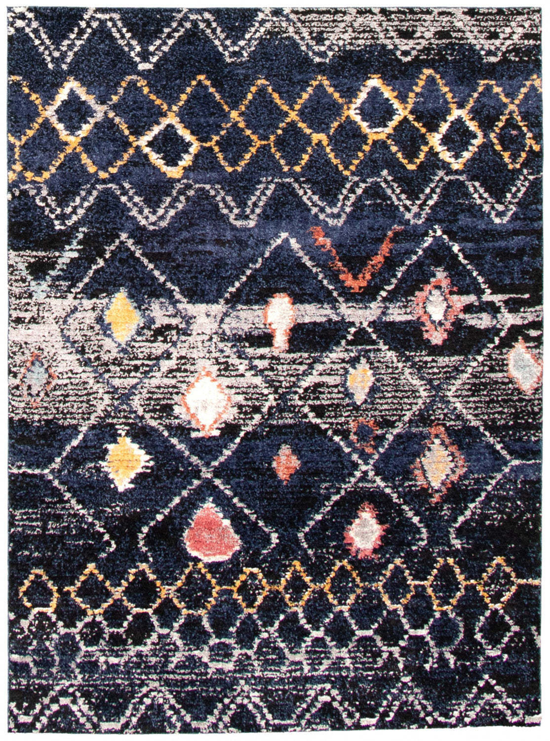 Tapis Makondo Classic bleu marine - 244 x 305 cm | D283NPHK