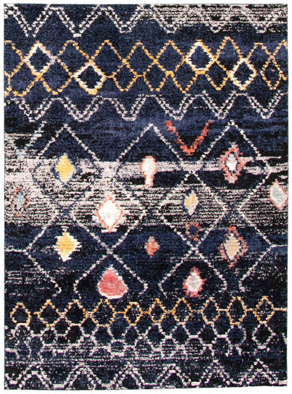 Tapis Makondo Classic bleu marine - 244 x 305 cm | D283NPHK