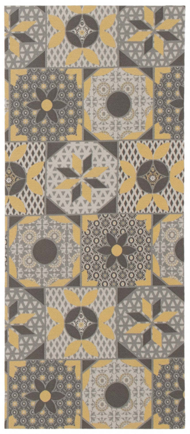 Tapis Bellezza Gris 2'2 x 4'0|Carpette Bellezza grise 2 pi 2 po x 4 pi 0 po|D2170U72