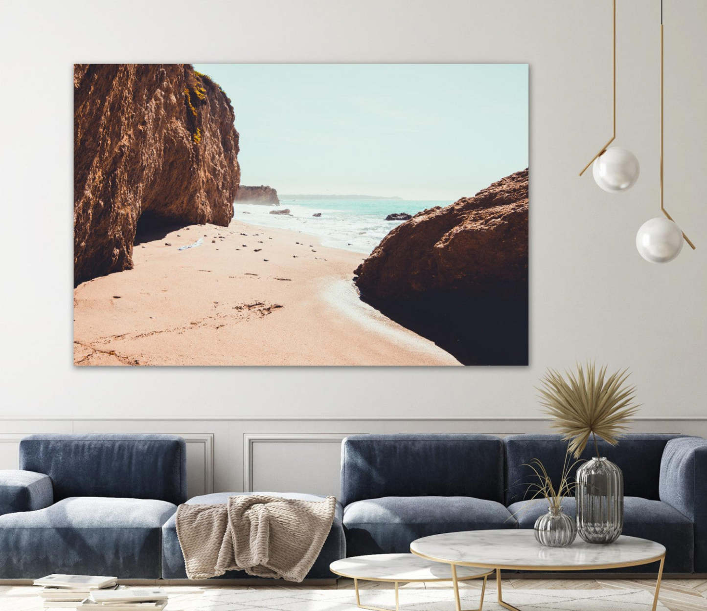 Œuvre d'art murale géante « Perfect Day » 72 x 48