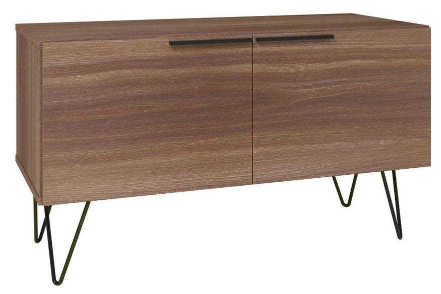 Manhattan Comfort Beekman 2-Shelf Accent Cabinet - Brun|Armoire décorative Beekman de Manhattan Comfort avec 2 tablettes - brune