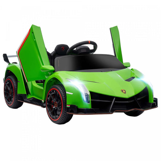 Aosom Voiture Électrique 12 V Avec Portes Papillon, 7 Km/h, Jouet Pour Enfants Avec Batterie Portable