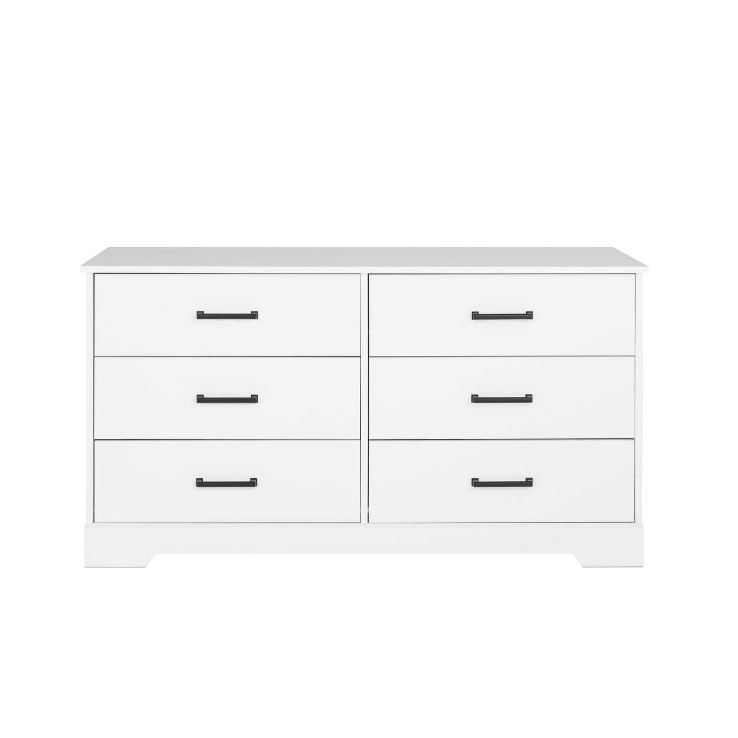 Prepac Rustic Ridge Farmhouse 6-Drawer Dresser - White|Commode champêtre Rustic Ridge de Prepac à 6 tiroirs - blanche