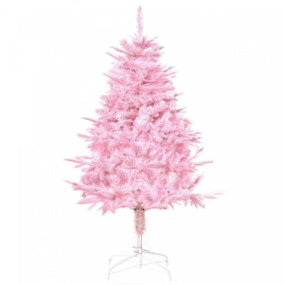 Homcom Arbre De Noël Artificiel De 4 Pieds Avec Ouverture Automatique Pour La Fête Rose|Homcom Arbre De Noël Artificiel De 4 Pieds Avec 341 Pointes De Branches