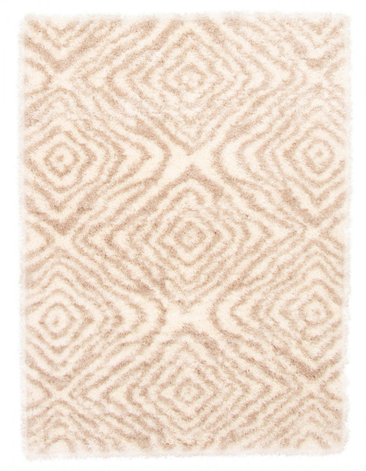 Tapis Agalia Abstract ivoire-beige - 160 x 220 cm | D29EOIP4