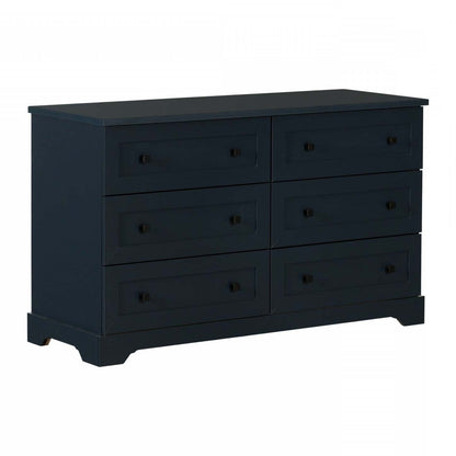 Commode Hazen 6 tiroirs - Bleu marine|Commode Hazen à 6 tiroirs - bleu marine|D83GJKKP