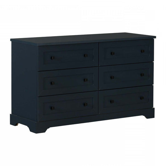 Commode Hazen 6 tiroirs - Bleu marine|Commode Hazen à 6 tiroirs - bleu marine|D83GJKKP