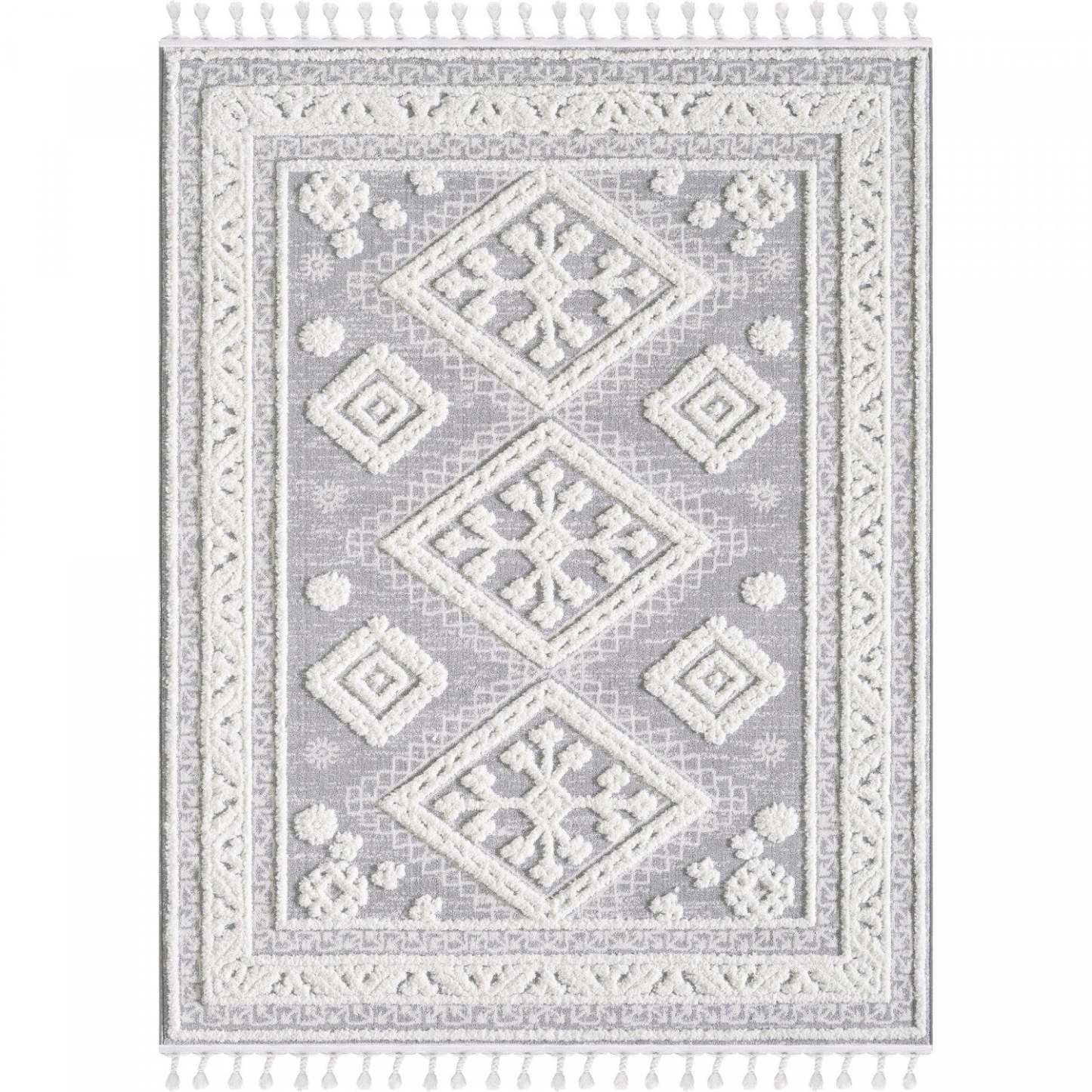 Quinto Westerner Shag Area Rug - 7'7 x 10'|Carpette à poil long Quinto Westerner - 7 pi 7 po x 10 pi