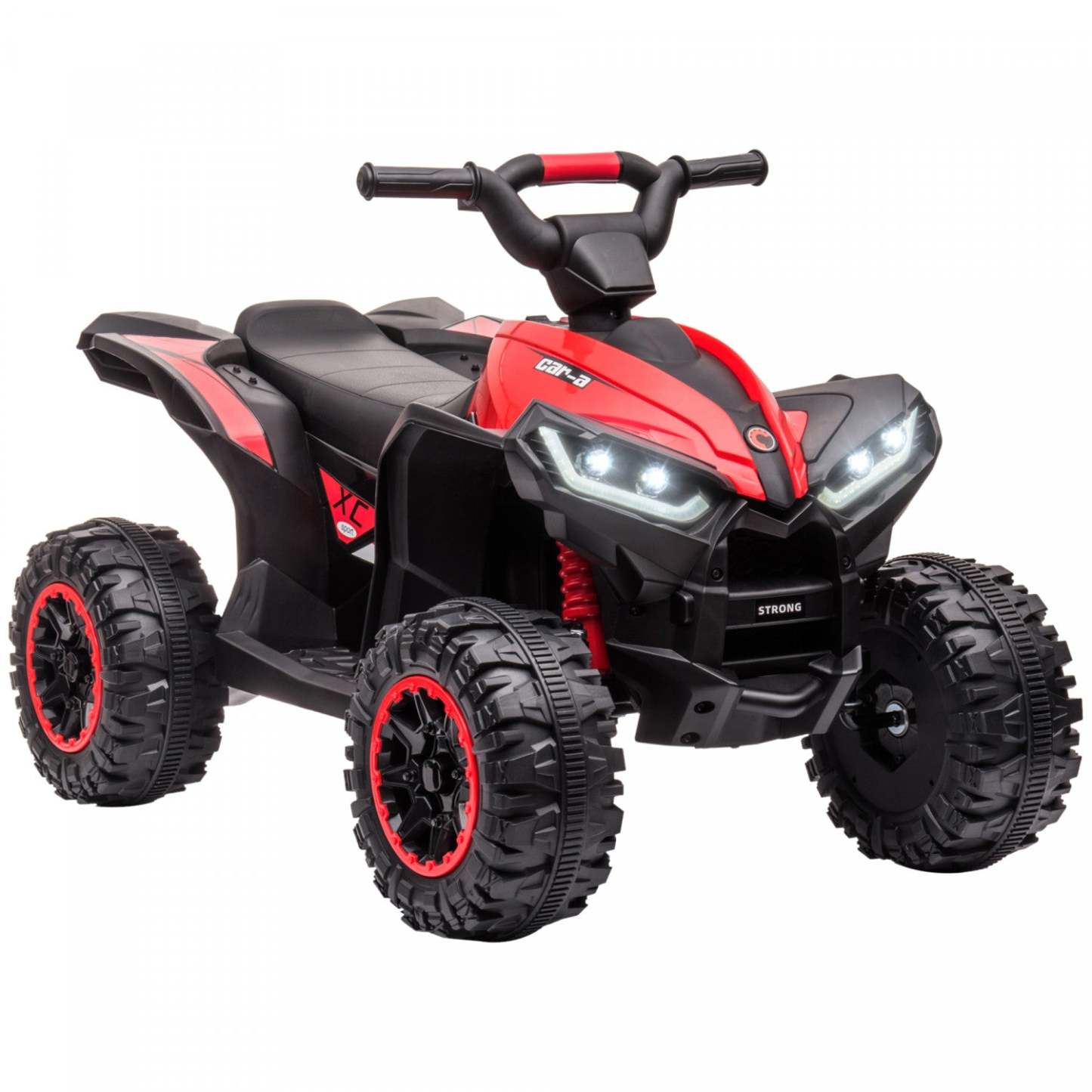 Aosom Quad Pour Enfants 12 V, Quatre Roues Pour Enfants Avec Musique, Mp3, Phares, Vitesse Haute Et Basse, Batterie Po|Aosom Quad Pour Enfants 12 V Avec Fonction Avant Et Arrière, Quatre Roues Pour Enfants Avec Roues Re