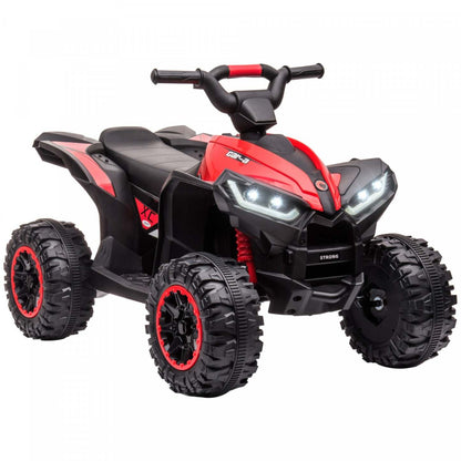 Aosom Quad Pour Enfants 12 V, Quatre Roues Pour Enfants Avec Musique, Mp3, Phares, Vitesse Haute Et Basse, Batterie Po|Aosom Quad Pour Enfants 12 V Avec Fonction Avant Et Arrière, Quatre Roues Pour Enfants Avec Roues Re