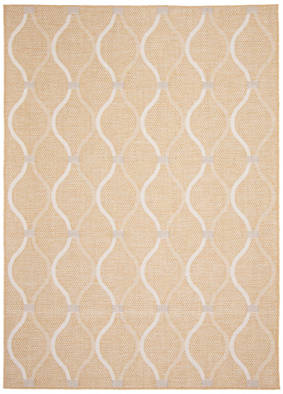 Tapis Neisha Abstract doré 6'7 x 9'6 | D86FHKZD