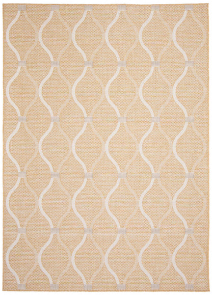 Tapis Neisha Abstract doré 6'7 x 9'6 | D86FHKZD