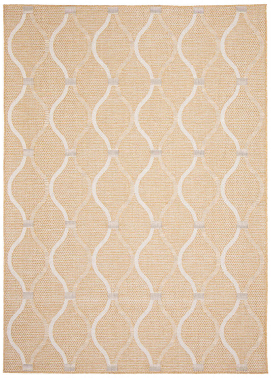 Tapis Neisha Abstract doré 6'7 x 9'6 | D86FHKZD