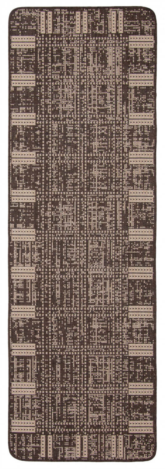 Tapis Joni Chocolat - 2'2 X 6'7 |Tapis Joni chocolat - 2 pi 2 po x 6 pi 7 po