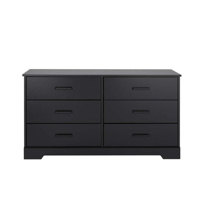 Prepac Rustic Ridge Farmhouse 6-Drawer Dresser - Black|Commode champêtre Rustic Ridge de Prepac à 6 tiroirs - noire