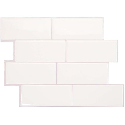 Smart Tiles peler et coller 4 feuilles 12 x 9 dosseret - Metro Campagnola