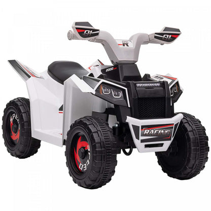 Aosom 6v Kids Atv Quad, Véhicule Électrique Alimenté Par Batterie Pour Enfants Avec Roues Résistantes