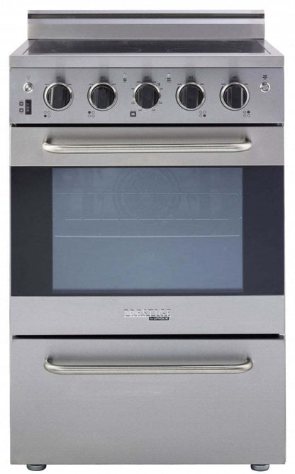 Prestige par Unique Cuisinière électrique à convection de 24 po - UGP-24V EC S/S | Cuisinière électrique Prestige par Unique de 24 po à convection - UGP-24V EC S/S | U24VECSS