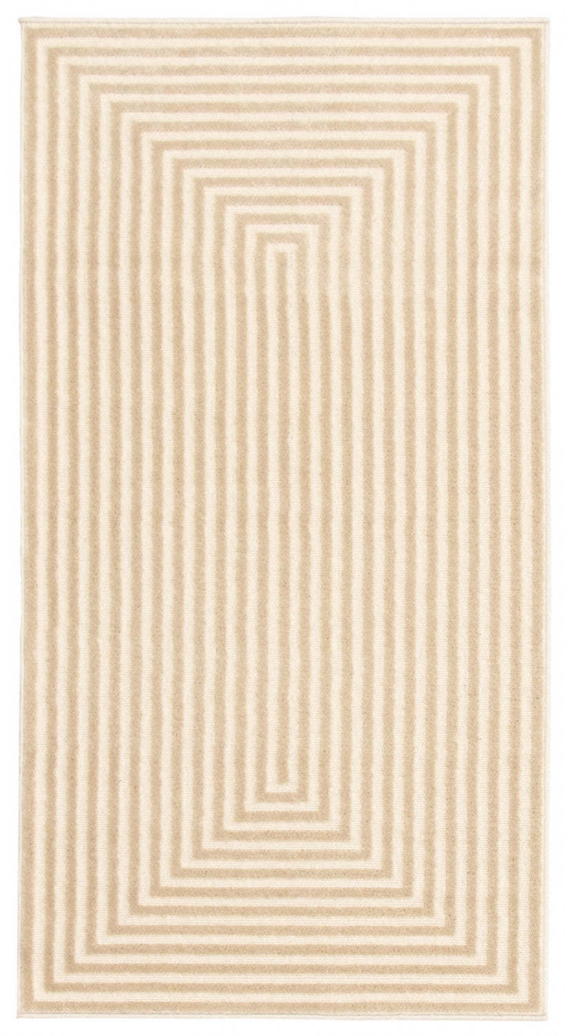 Tapis Kiah Ivoire 2'8 x 4'11|Carpette Kiah ivoire 2 pi 8 po x 4 pi 11 po|D86FA6LI