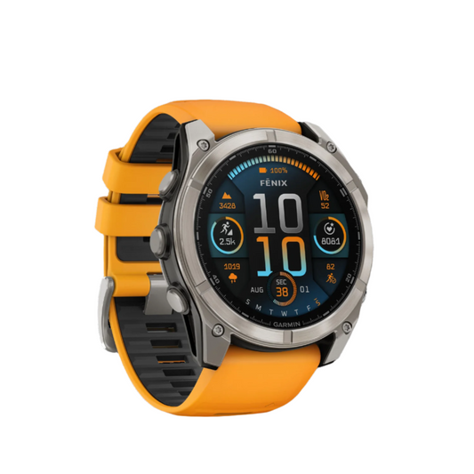 Garmin Fēnix 8 Amoled Sapphire Smartwatch 51mm - Gps, Boussole, Gyroscope Et Altimètre Barométrique | Montre Intelligente Garmin Fēnix 8 Amoled Sapphire 51mm - Gps, Boussole, Gyroscope Et Altimètre Barométrique