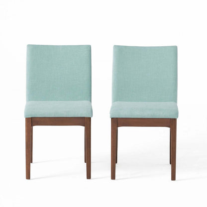 Ensemble de 2 chaises de salle à manger Anastasia avec revêtement en tissu - Menthe | Lot De 2 Chaises De Salle À Manger Anastasia Avec Revêtement En Tissu - Couleur Menthe