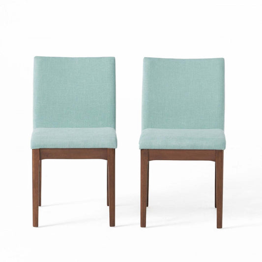 Ensemble de 2 chaises de salle à manger Anastasia avec revêtement en tissu - Menthe | Lot De 2 Chaises De Salle À Manger Anastasia Avec Revêtement En Tissu - Couleur Menthe