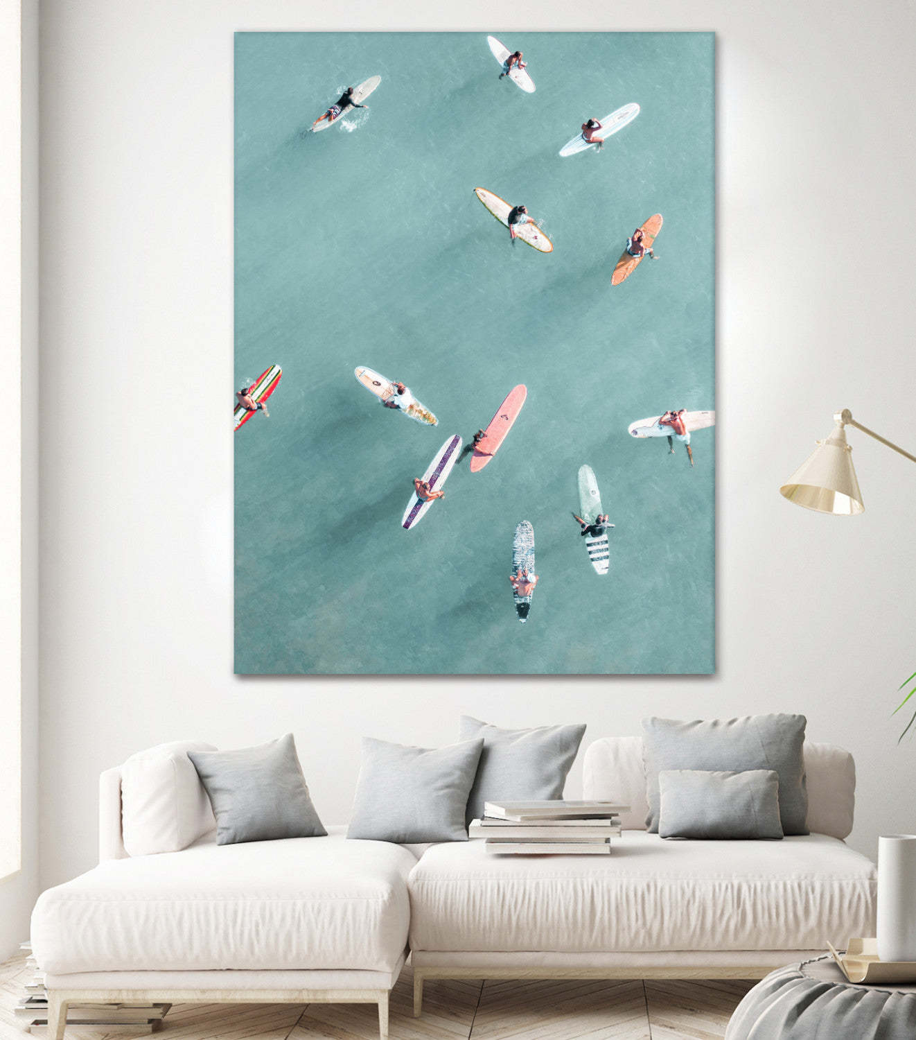 Surfers Ii Giant Art 72x54 Wall Art|Œuvre d'art murale Giant Art « Surfers Ii » 72 x 54