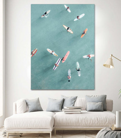 Surfers Ii Giant Art 72x54 Wall Art|Œuvre d'art murale Giant Art « Surfers Ii » 72 x 54