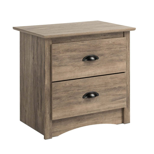Salt Spring 2-Drawer Nightstand - Drifted Grey|Table de nuit Salt Spring à 2 tiroirs - gris délavé