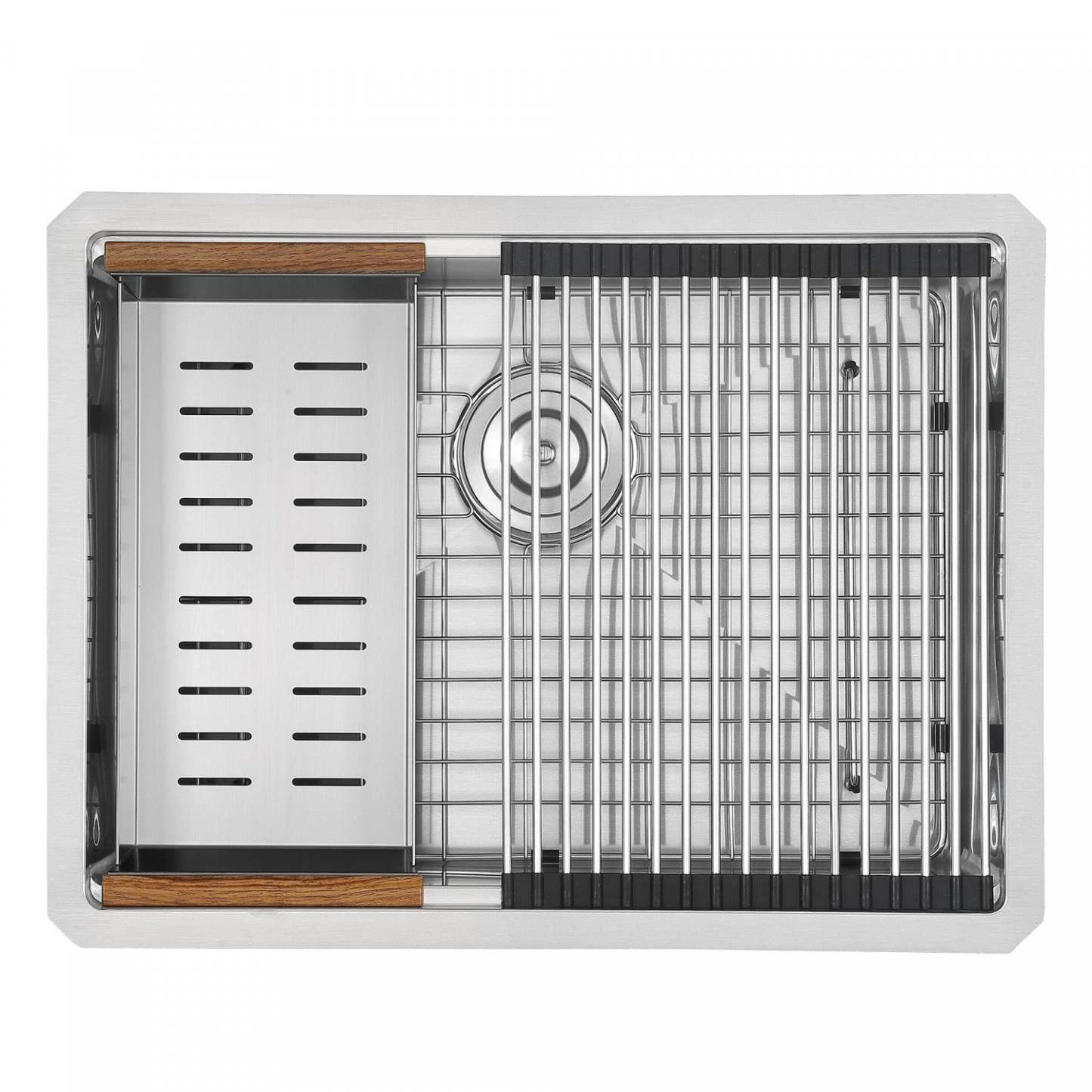 Ancona 25 Undermount Workstation Kitchen Sink - AN-3370|Évier de cuisine poste de travail sous plan Ancona de 25 po - AN-3370|D77GAOZO