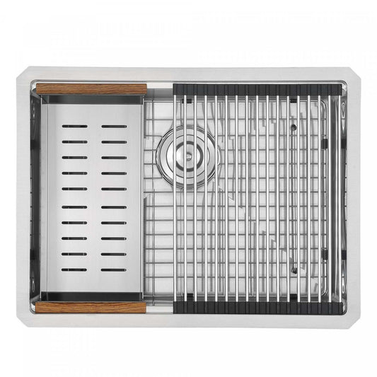 Ancona 25 Undermount Workstation Kitchen Sink - AN-3370|Évier de cuisine poste de travail sous plan Ancona de 25 po - AN-3370|D77GAOZO