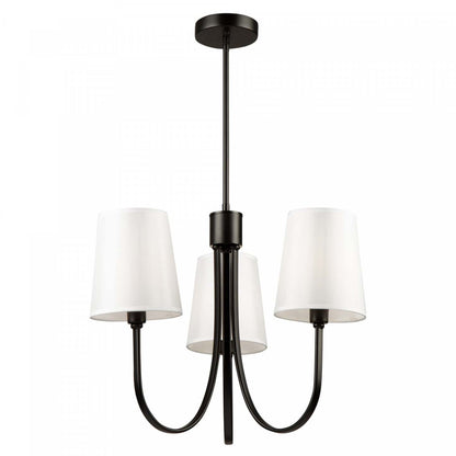 Lustre Rhythm noir à 3 ampoules | Lustre noir Rhythm à 3 lumières | D06HGK6E