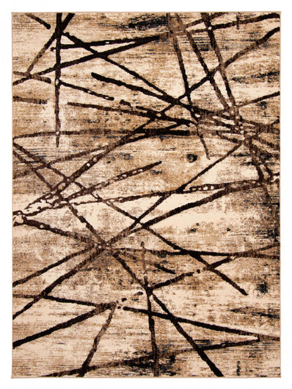 Tapis Cherokee Chocolat, Or - 7'10 X 10'2 |Carpette Cherokee doréechocolat - 7 pi 10 po x 10 pi 2 po